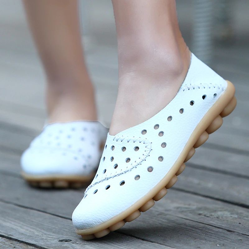 Trinidad Dames Loafer Schoenen - Wit