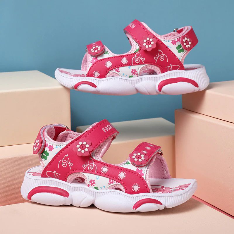Triny Meisjes Casual Sandaal - Roze