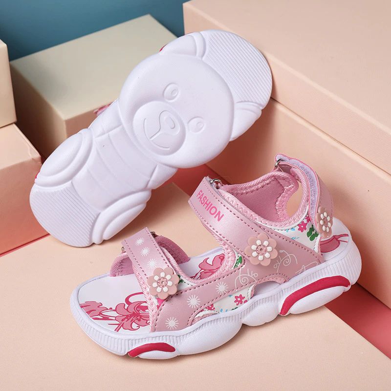 Triny Meisjes Casual Sandaal - Roze