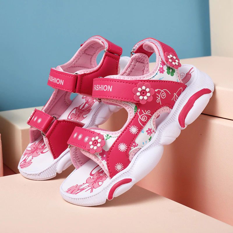 Triny Meisjes Casual Sandaal - Roze