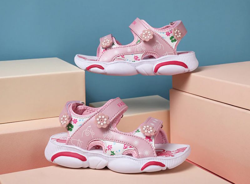 Triny Meisjes Casual Sandaal - Roze
