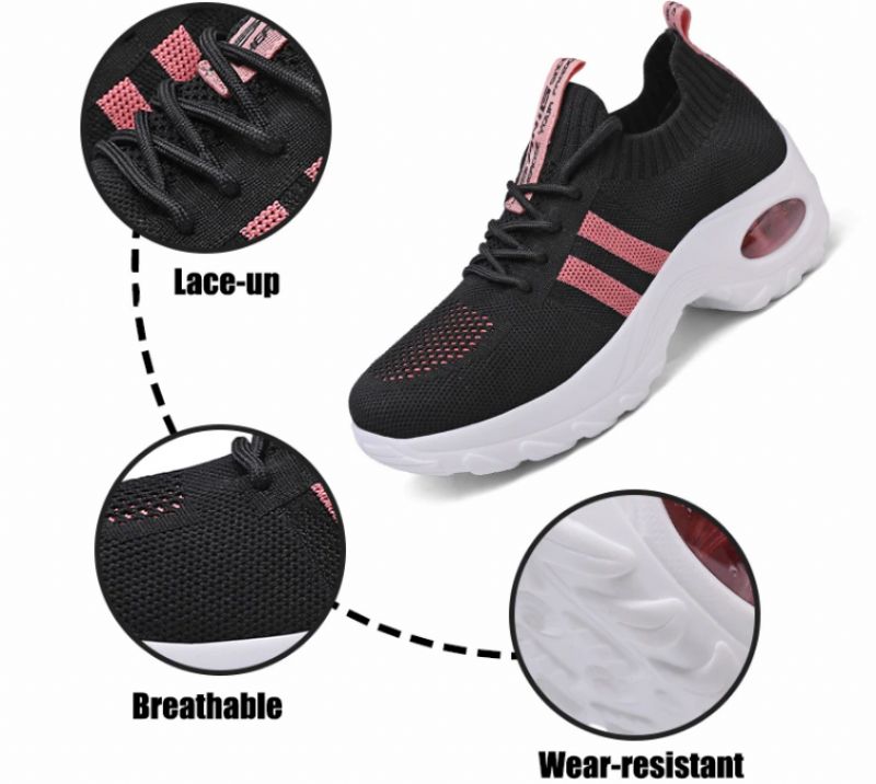 Trixie Dames Sneaker Zwarte Schoenen - Zwart