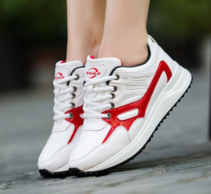 Trixy Dames Sneaker Schoenen - Rood
