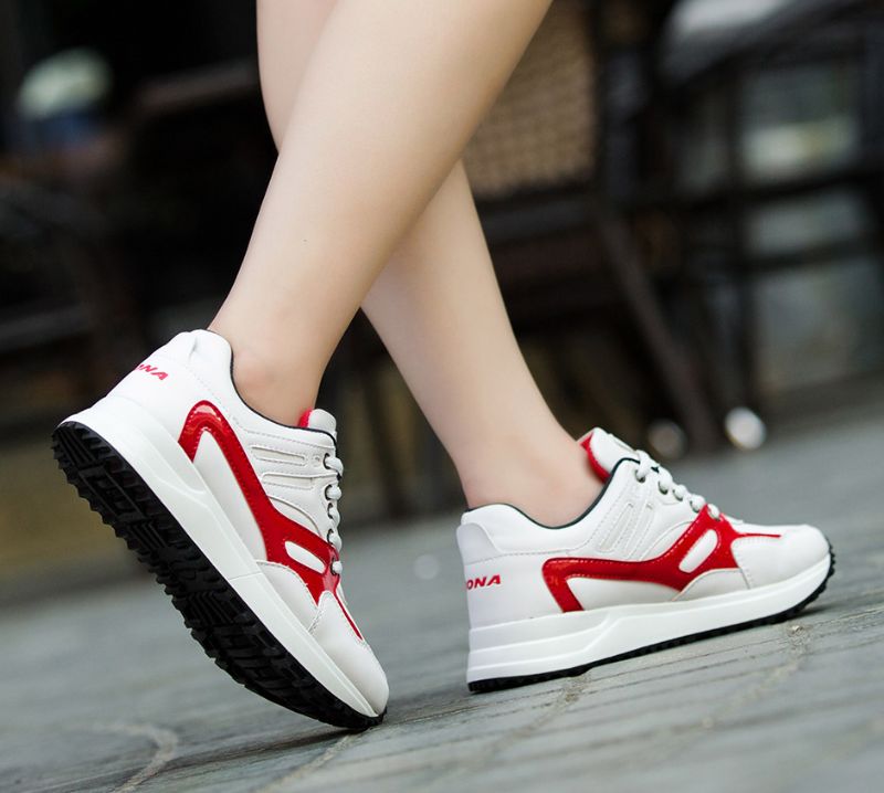 Trixy Dames Sneaker Schoenen - Rood
