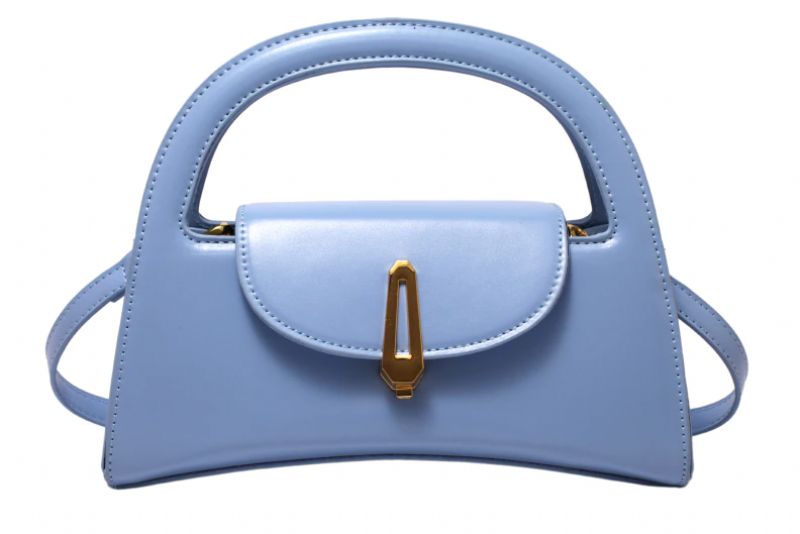 Trixzy Dames Kleine Designer Leren Handtas - Blauw
