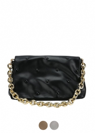 Tulia Dames Ketting Leren Luxe Designer Crossbody Handtas