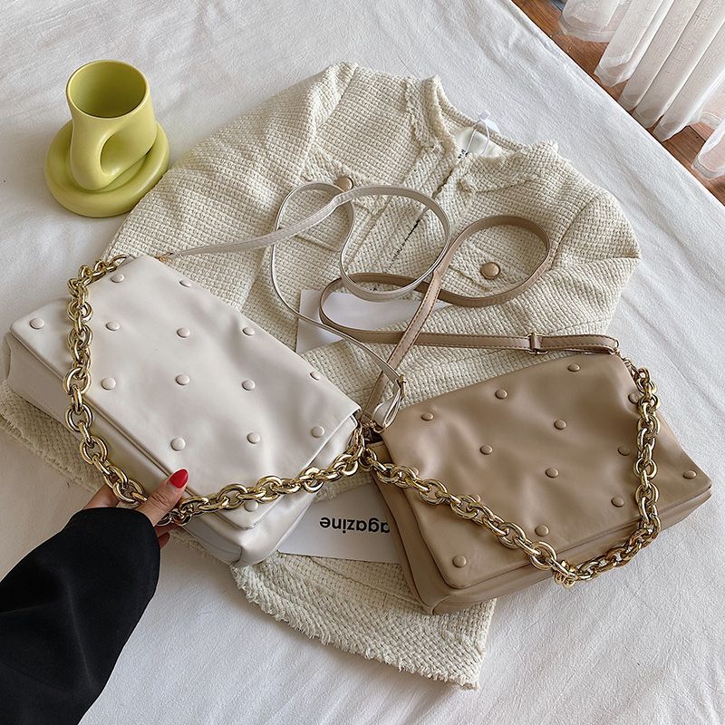 Tulia Dames Ketting Leren Luxe Designer Crossbody Handtas - Zwart