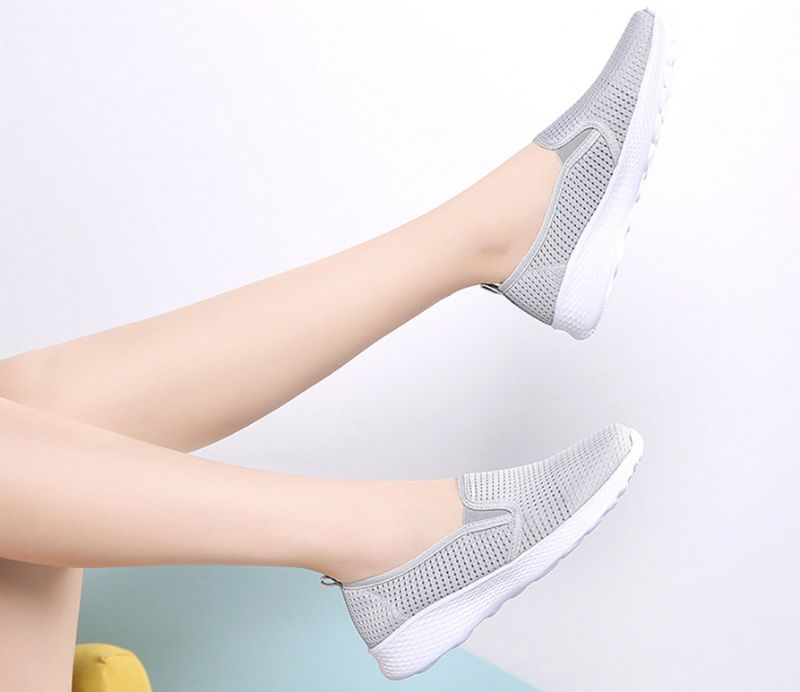 Umai Dames Blauwe Slip-on Schoenen - Marineblauw