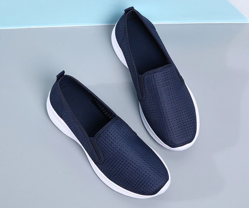Umai Dames Blauwe Slip-on Schoenen - Marineblauw