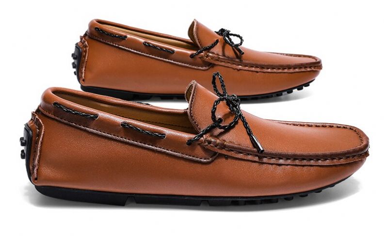 Unax Heren Loafers Casual Schoenen - Bruin