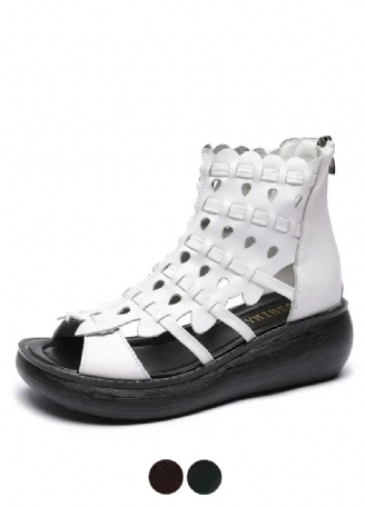 Ursula Dames Open Teen Platform Sandalen
