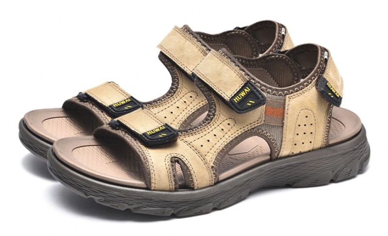 Usher Heren Zomer Sandalen - Grijs