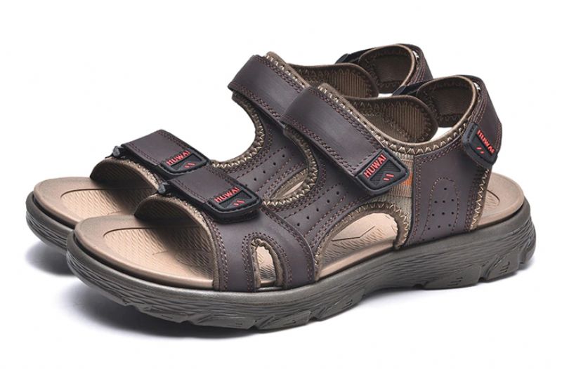 Usher Heren Zomer Sandalen - Grijs