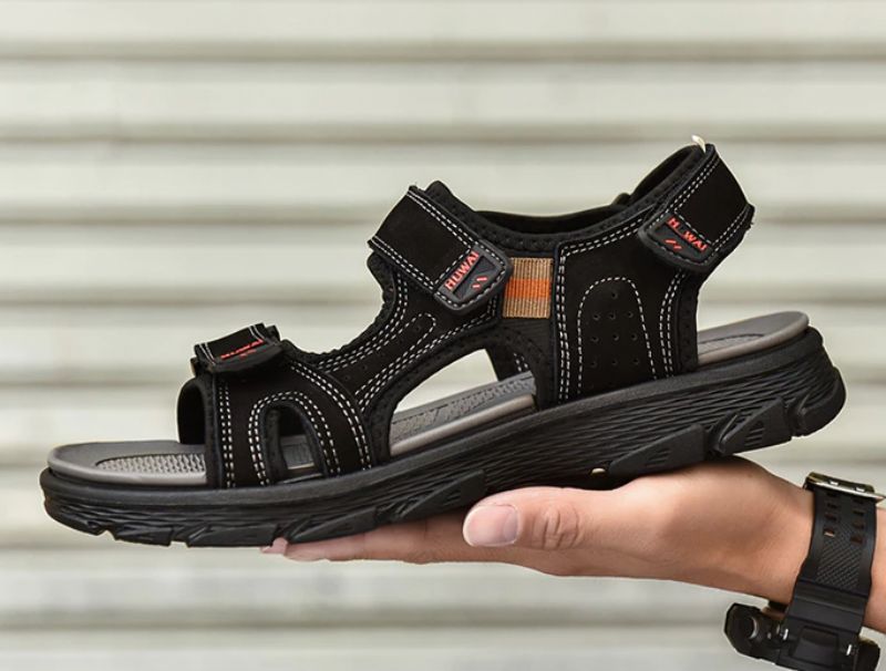Usher Heren Zomer Sandalen - Grijs