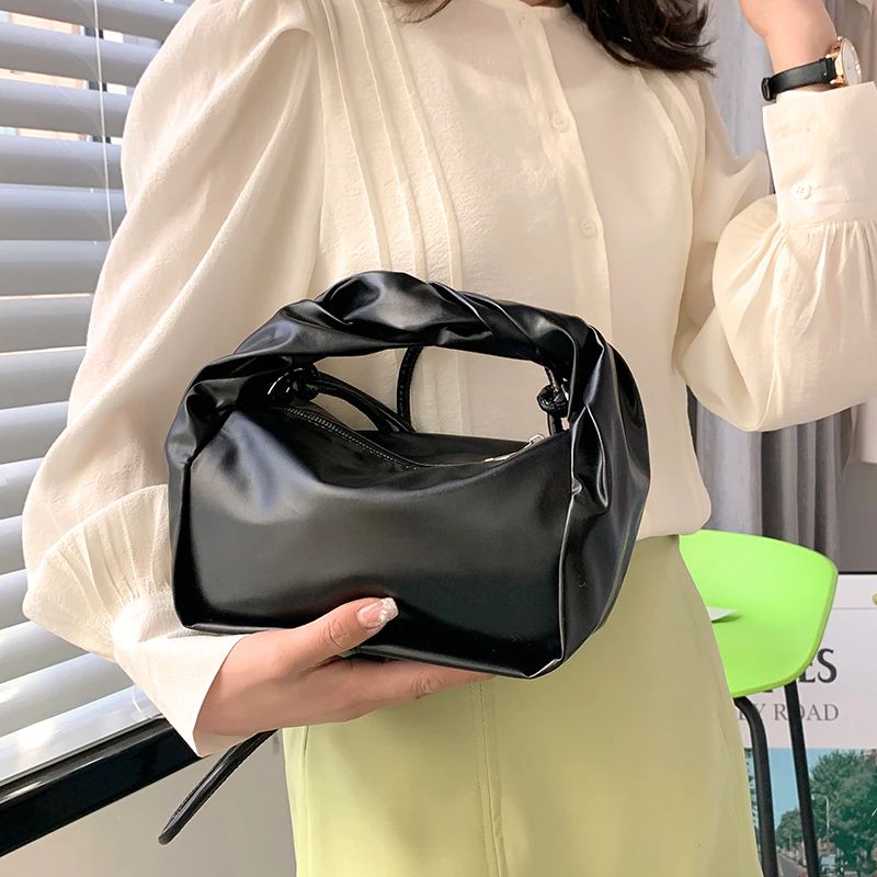 Valdes Dames Kleine Leren Crossbody Handtas - Paars