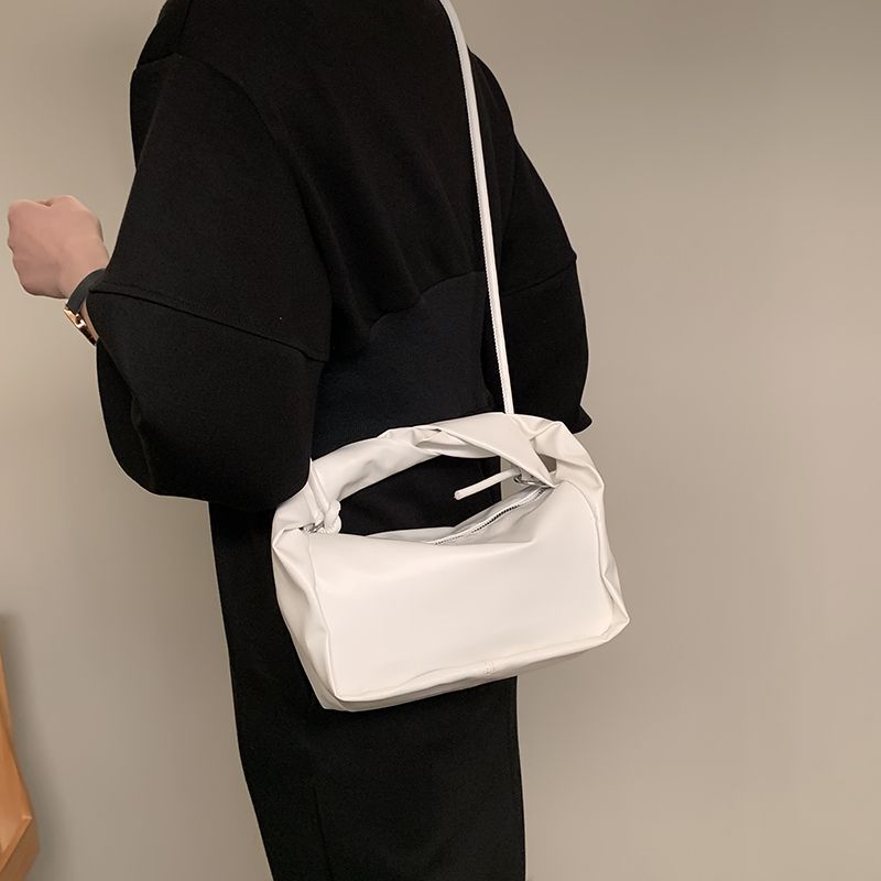Valdes Dames Kleine Leren Crossbody Handtas - Paars