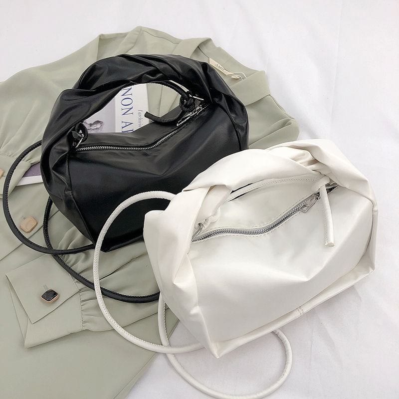 Valdes Dames Kleine Leren Crossbody Handtas - Paars