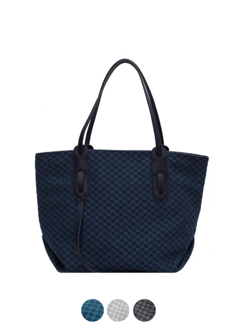 Valenty Dames Grote Stoffen Schouder Handtas