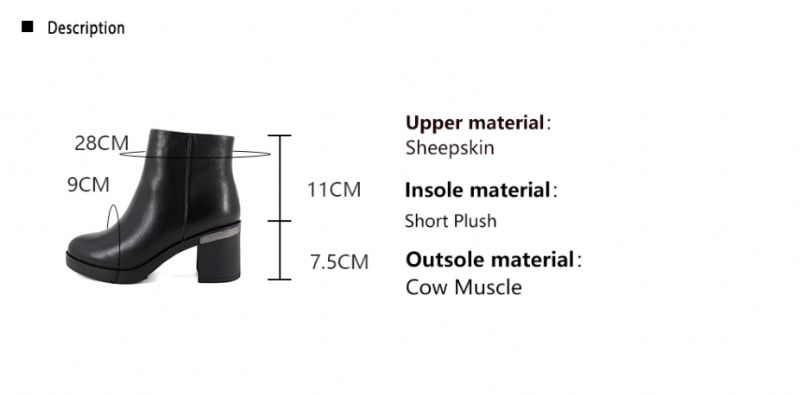 Valenza Booties Enkellengte - Zwart