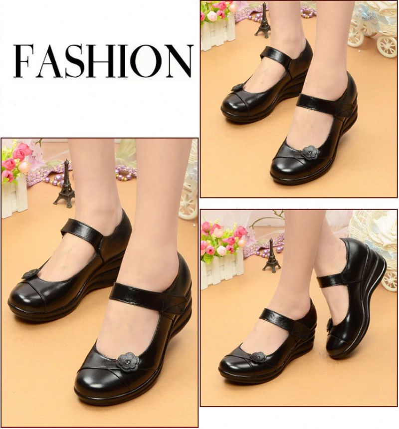 Valerie Dames Platform Schoenen - Zwart