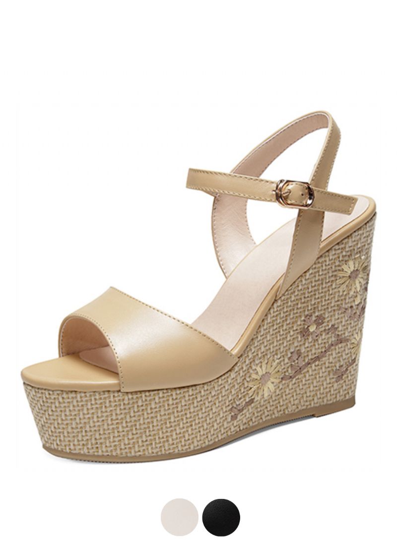 Valery Dames Platform Wedges Sandalen