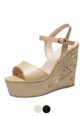 Valery Dames Platform Wedges Sandalen