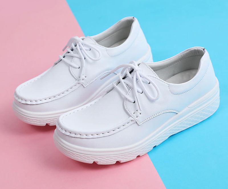 Valeska Dames Loafer Schoenen - Wit
