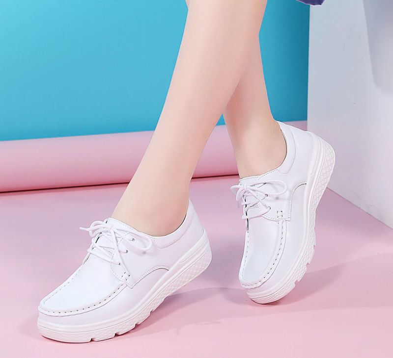 Valeska Dames Loafer Schoenen - Wit