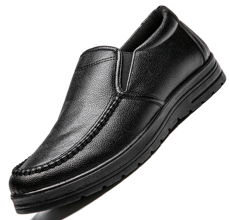 Valle Heren Loafers Dress Schoenen - Zwart