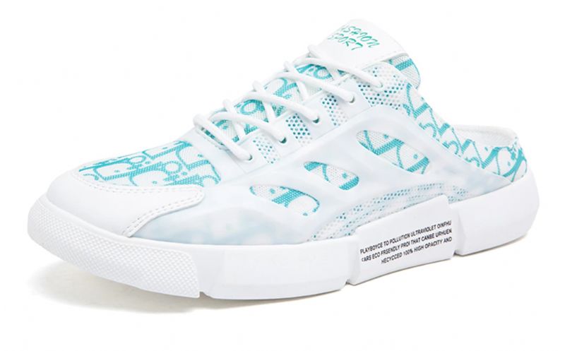 Valles Heren Mules Casual Sneakers - Wit