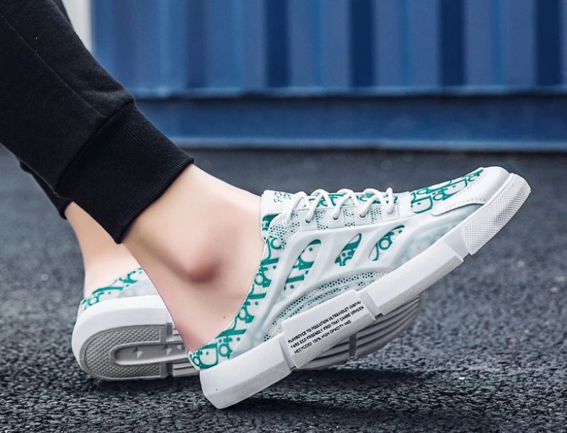 Valles Heren Mules Casual Sneakers - Wit
