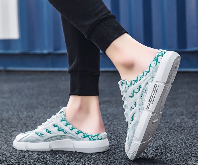 Valles Heren Mules Casual Sneakers - Wit
