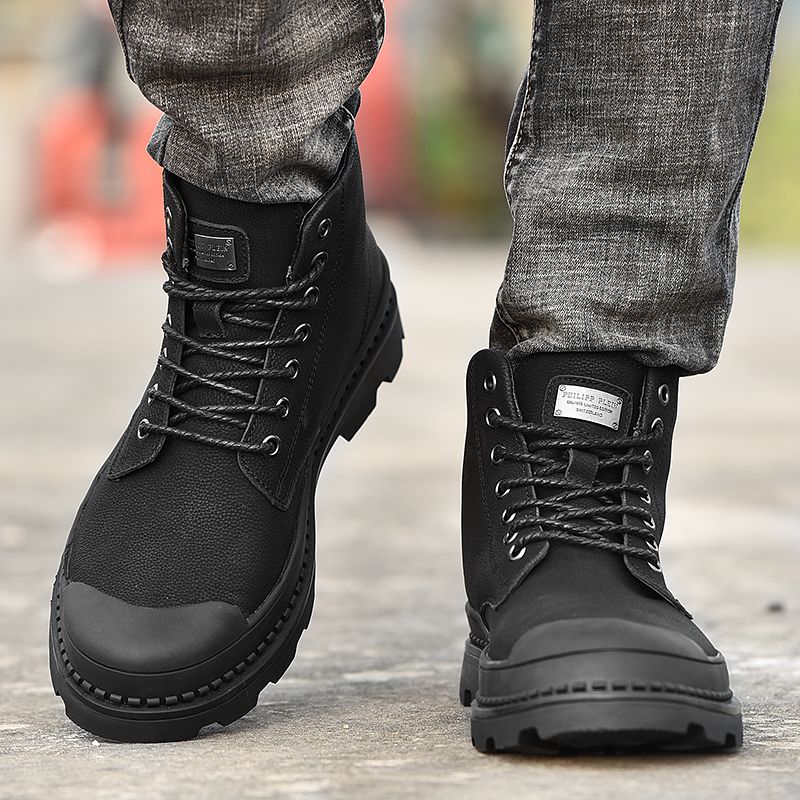 Vally Heren Casual Laarzen - Zwart