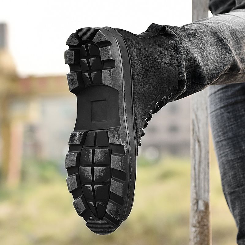 Vally Heren Casual Laarzen - Zwart