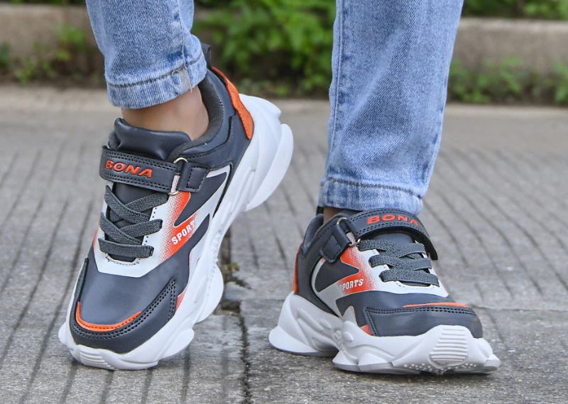 Valy Jongenscasual Sneaker - Grijs