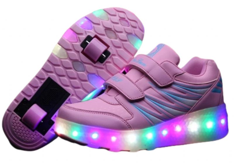 Vamchez Unisex Verlichte Kindersneaker - Roze