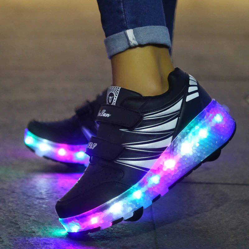 Vamchez Unisex Verlichte Kindersneaker - Roze