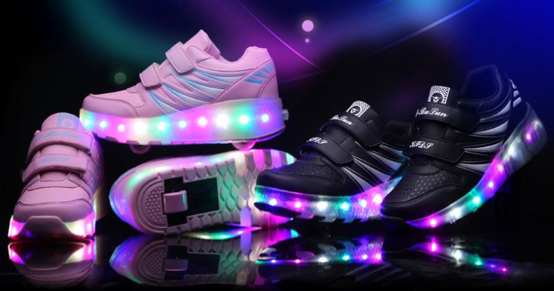 Vamchez Unisex Verlichte Kindersneaker - Roze