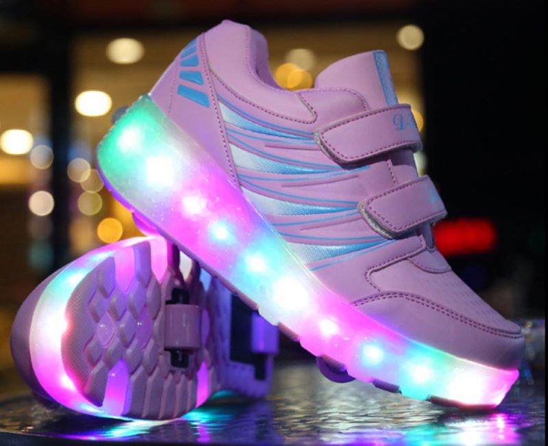 Vamchez Unisex Verlichte Kindersneaker - Roze