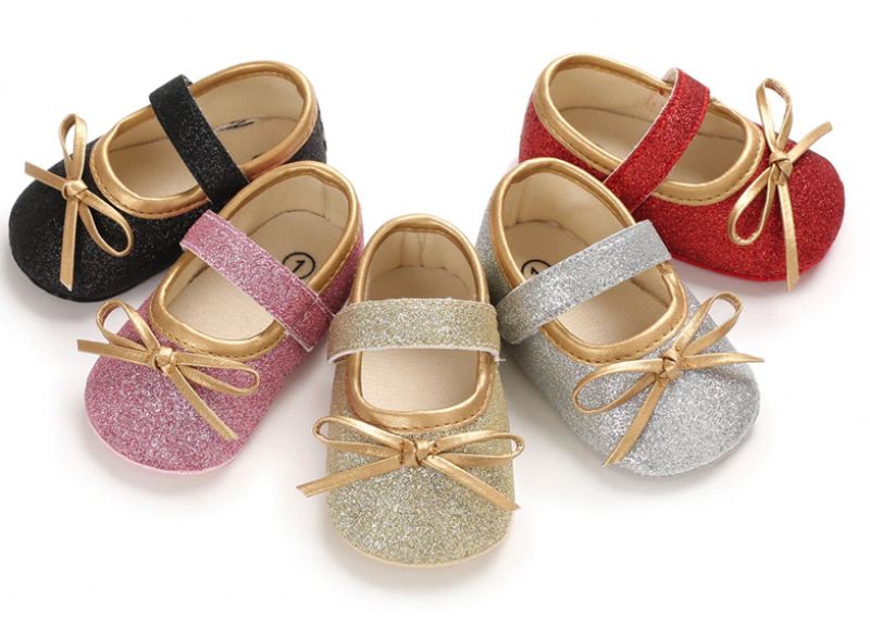 Vanen Baby Meisjes Platte Schoenen - Goud