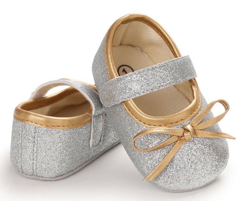 Vanen Baby Meisjes Platte Schoenen - Goud