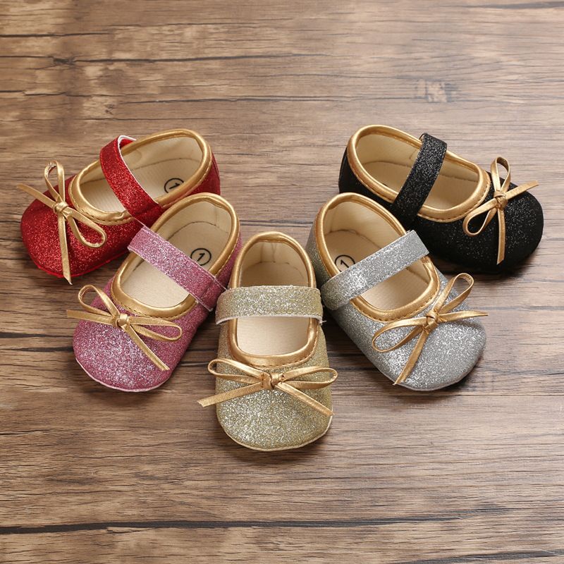 Vanen Baby Meisjes Platte Schoenen - Goud