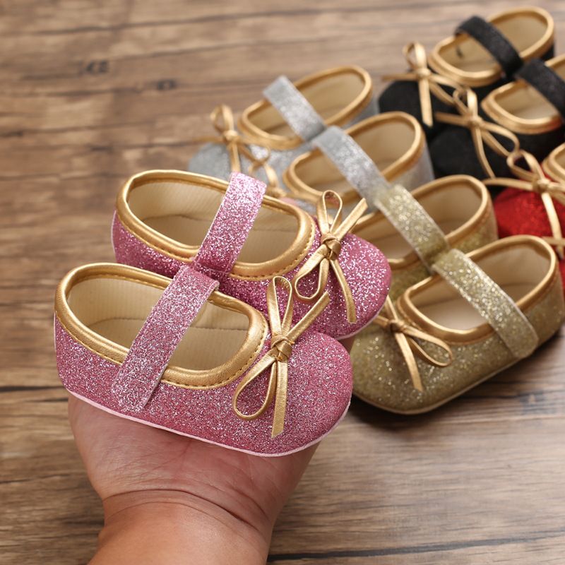 Vanen Baby Meisjes Platte Schoenen - Goud