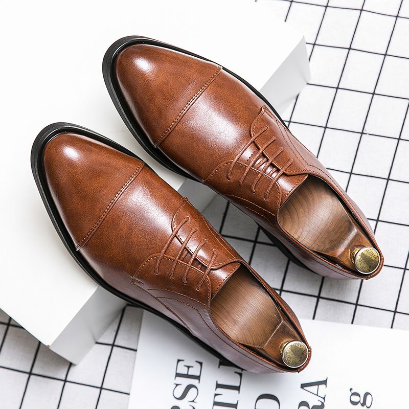 Vasil Heren Loafers Geklede Schoenen - Bruin