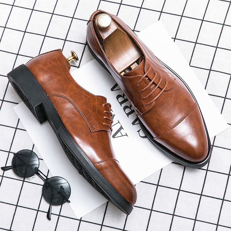 Vasil Heren Loafers Geklede Schoenen - Bruin
