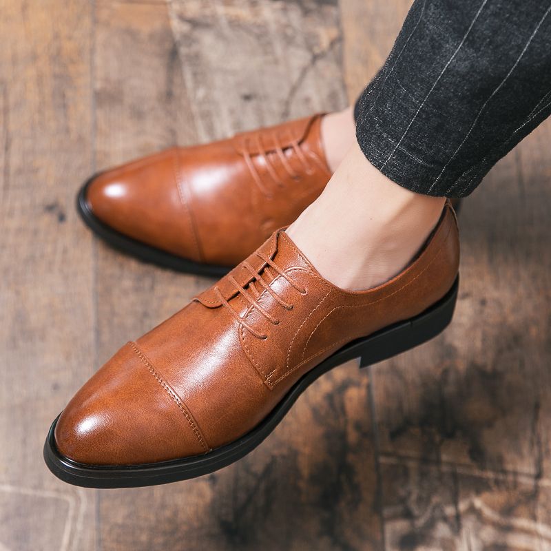 Vasil Heren Loafers Geklede Schoenen - Bruin