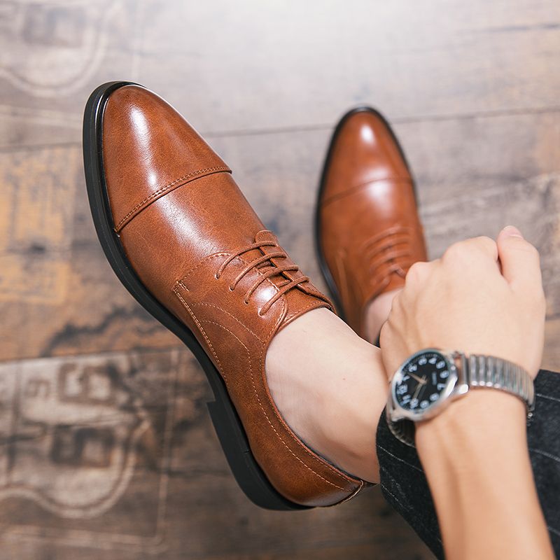 Vasil Heren Loafers Geklede Schoenen - Bruin