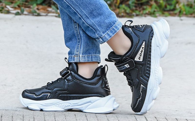 Vaydel Unisex Kinder Hardloopschoenen - Zwart