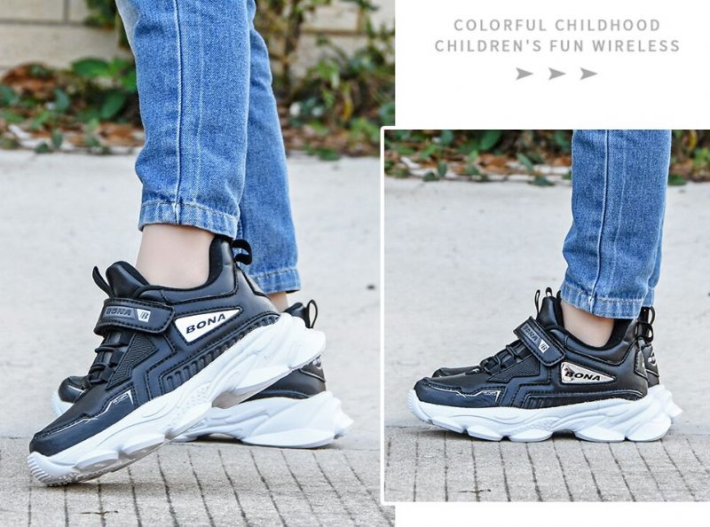 Vaydel Unisex Kinder Hardloopschoenen - Zwart