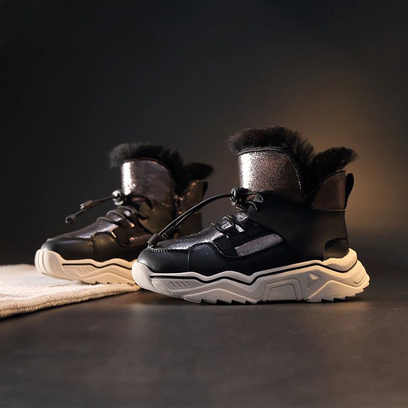 Vazquez Unisex Kindersneeuwlaars - Zilver Bont